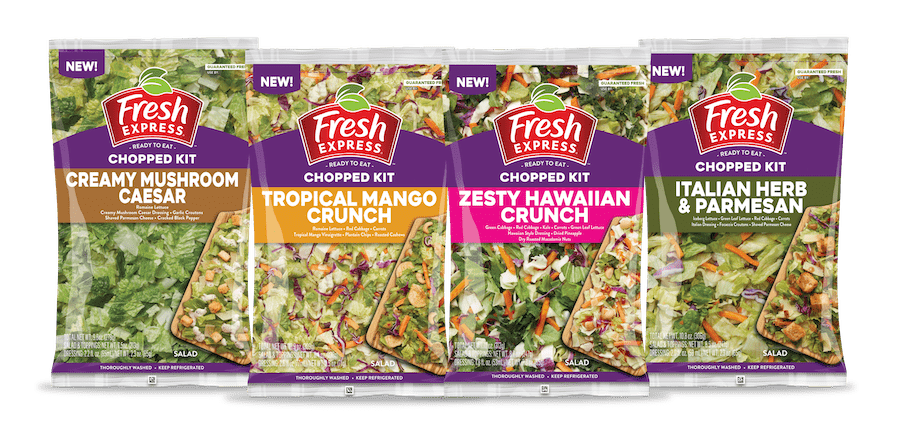 Value-added salad brand adds 4 new chopped kit flavors